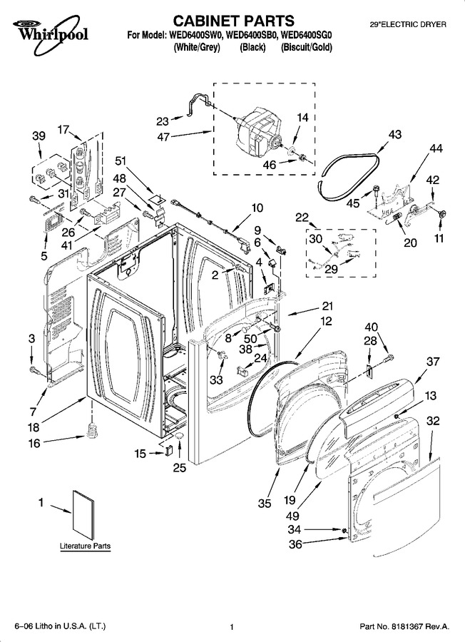 Diagram for WED6400SW0