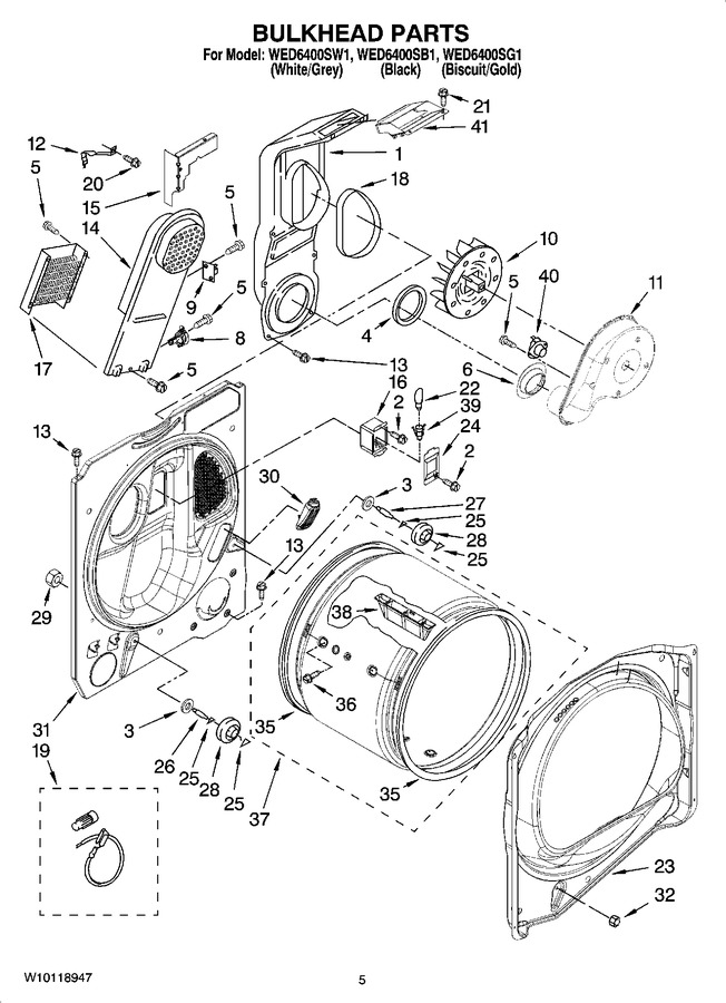 Diagram for WED6400SW1