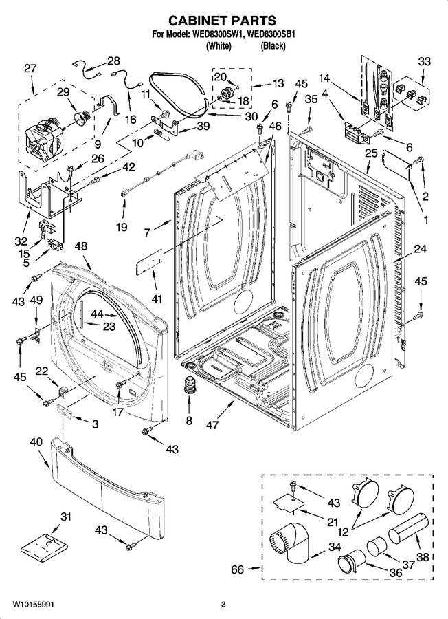 Diagram for WED8300SB1