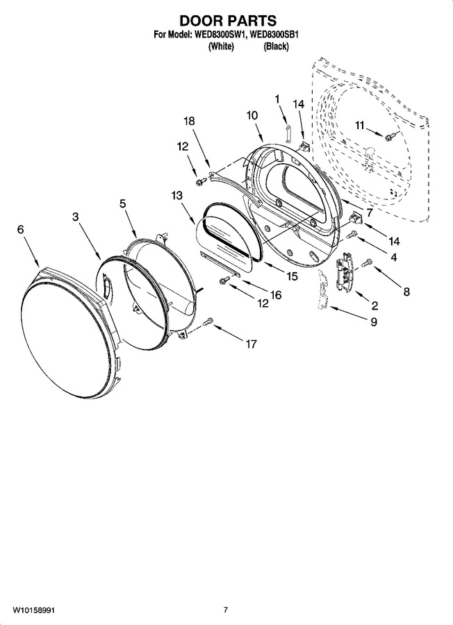 Diagram for WED8300SB1