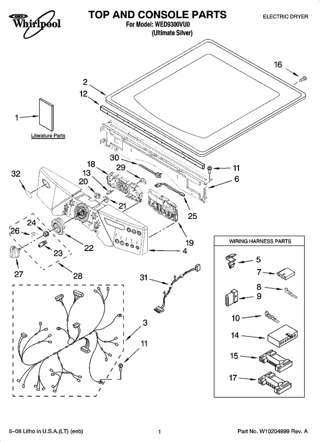 Diagram for WED9300VU0