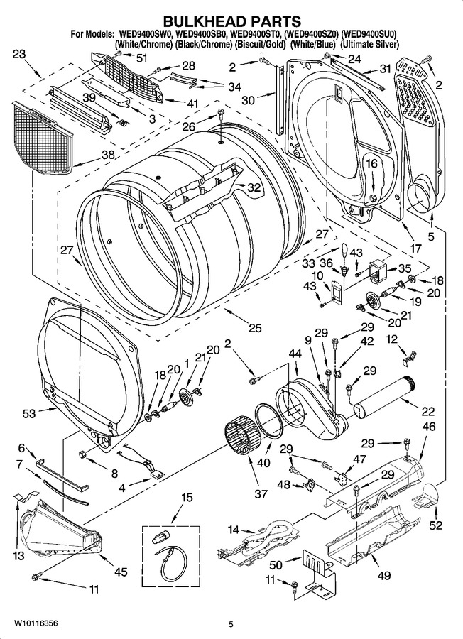 Diagram for WED9400SU0