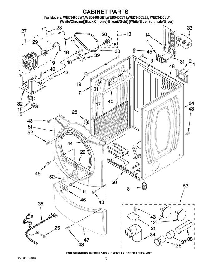 Diagram for WED9400SU1