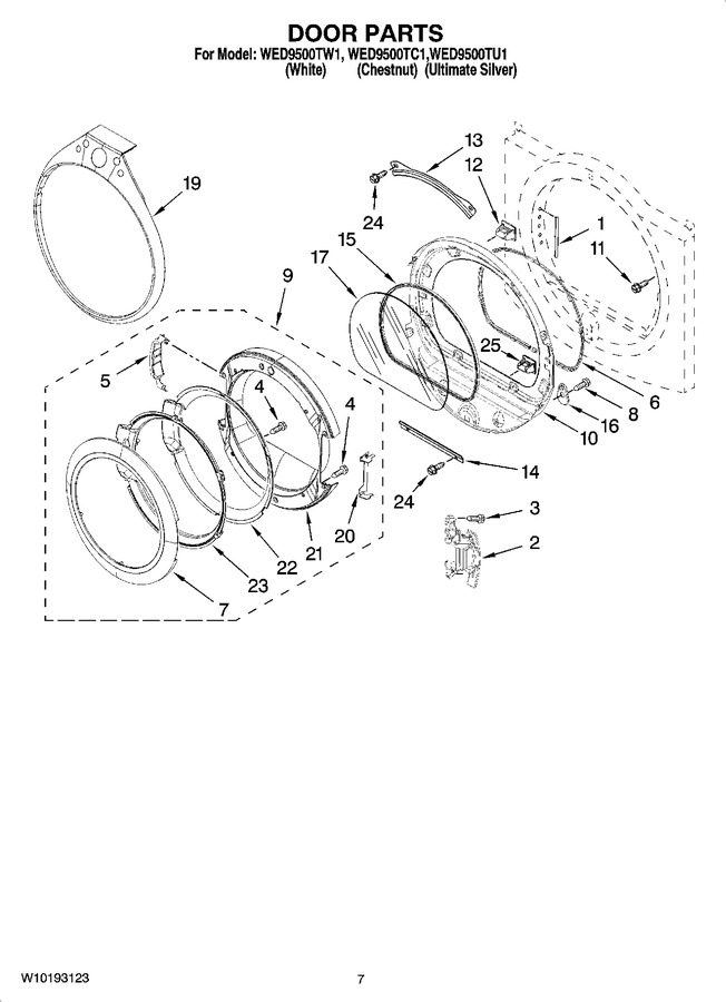 Diagram for WED9500TW1