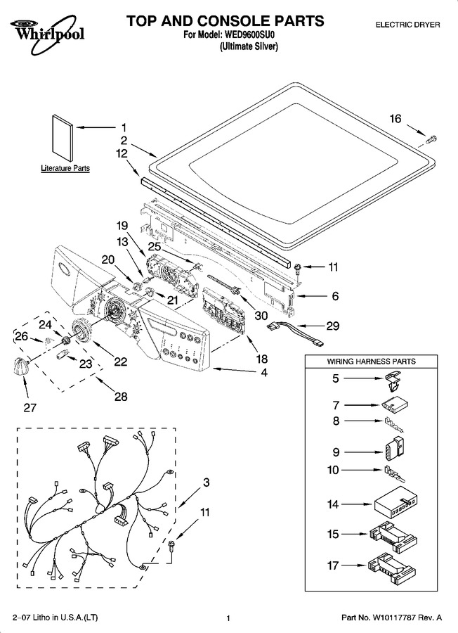 Diagram for WED9600SU0