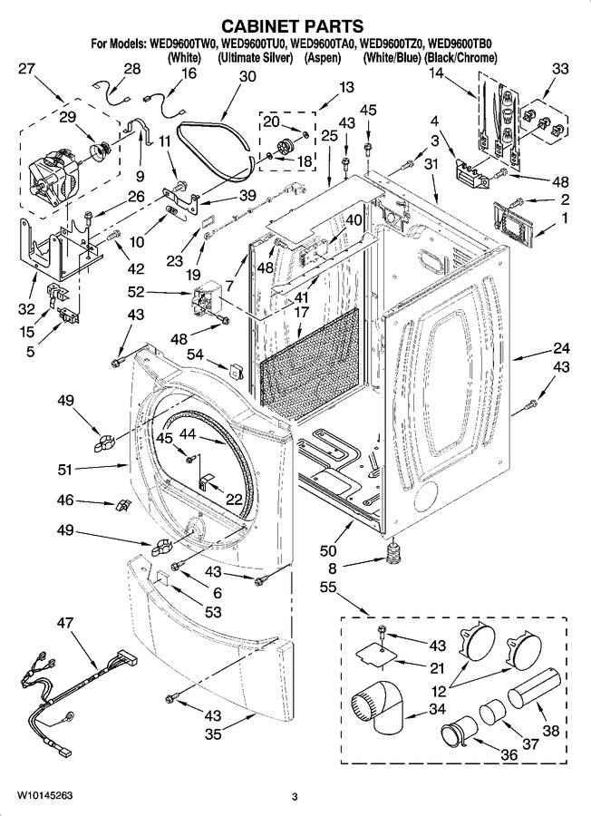 Diagram for WED9600TZ0