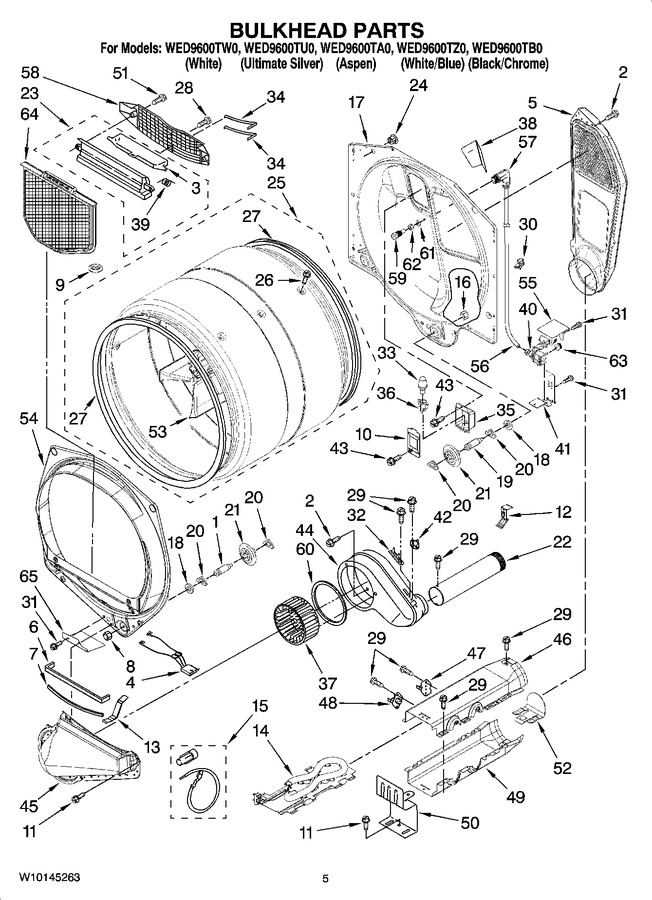 Diagram for WED9600TW0