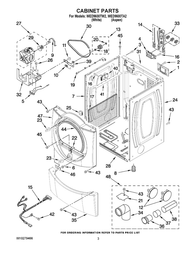 Diagram for WED9600TA2