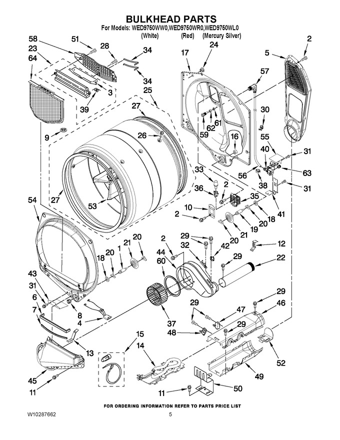 Diagram for WED9750WL0