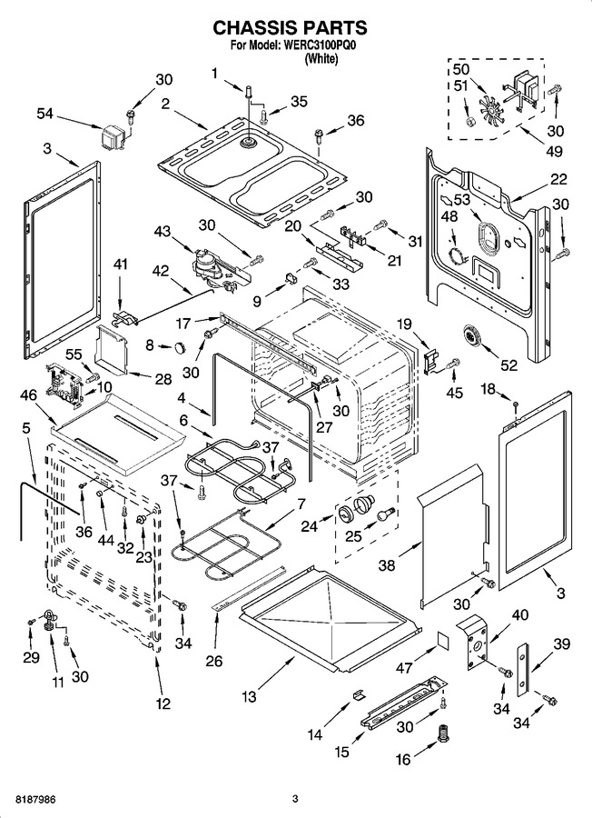 Diagram for WERC3100PQ0