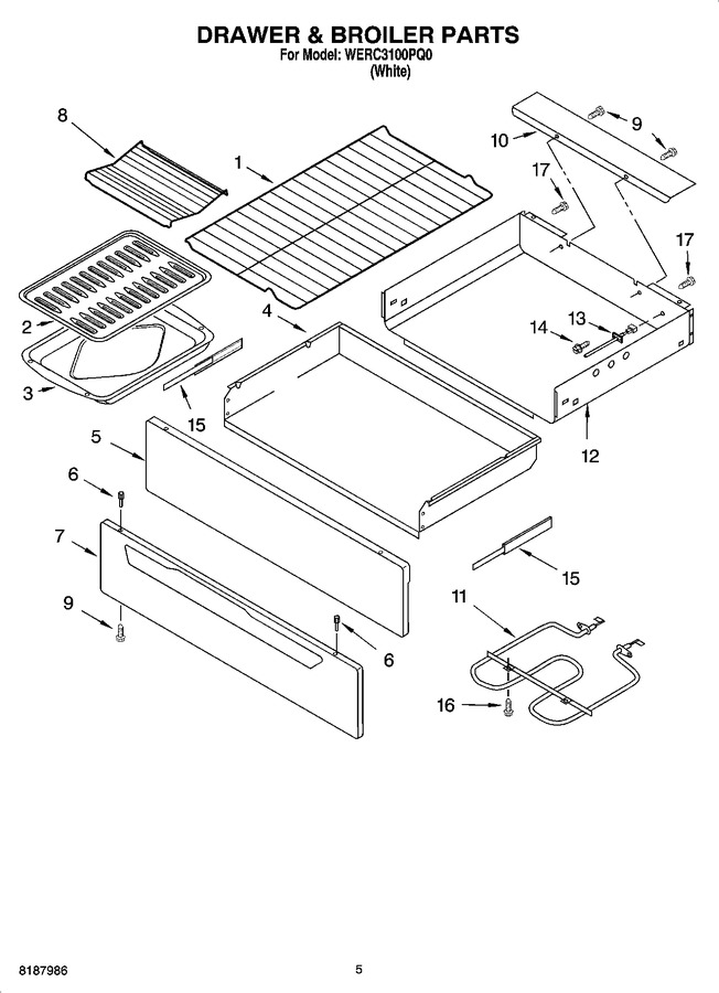 Diagram for WERC3100PQ0