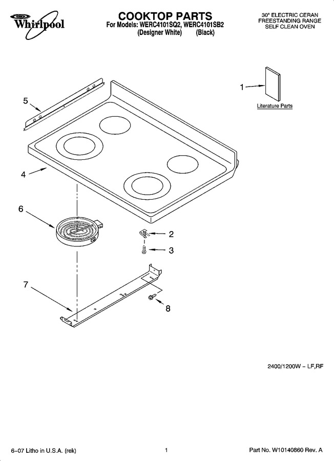 Diagram for WERC4101SQ2