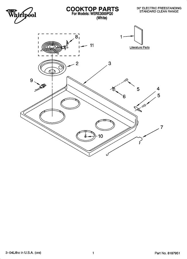 Diagram for WERE3000PQ0