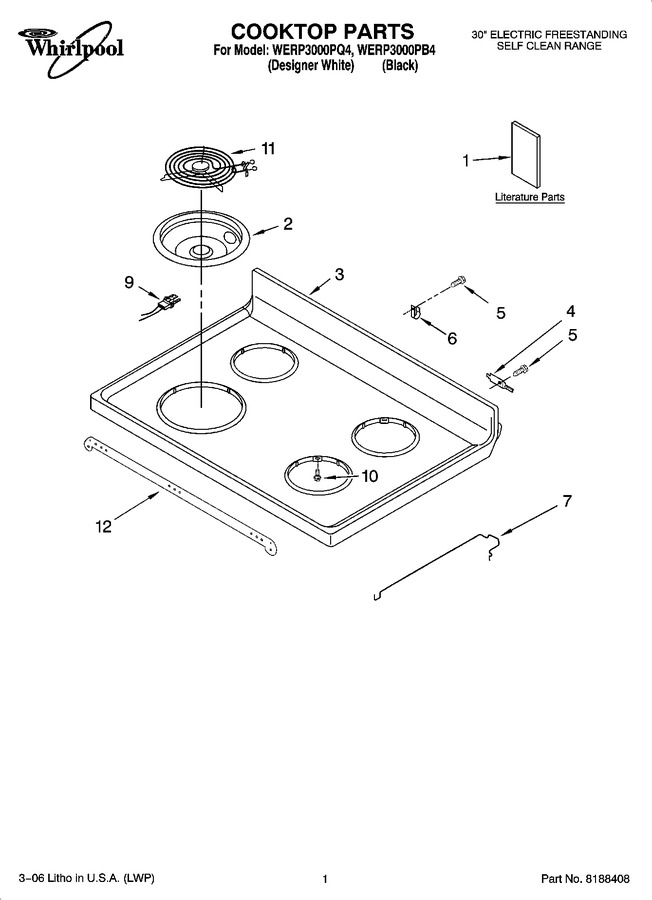 Diagram for WERP3000PB4