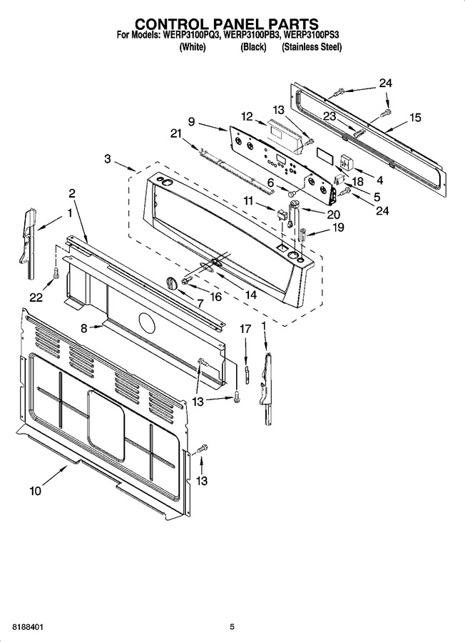 Diagram for WERP3100PQ3