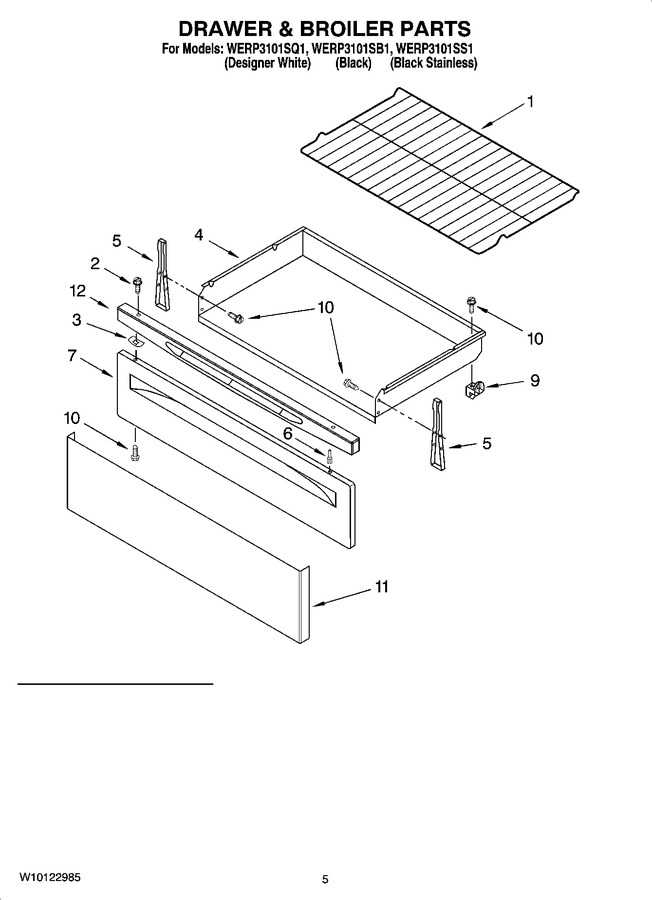 Diagram for WERP3101SS1
