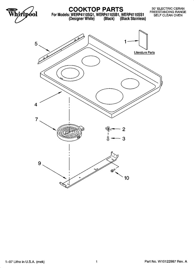 Diagram for WERP4110SS1