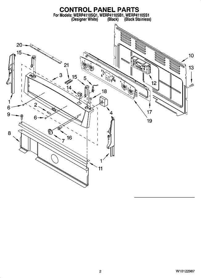Diagram for WERP4110SS1