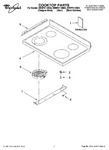Diagram for 01 - Cooktop Parts