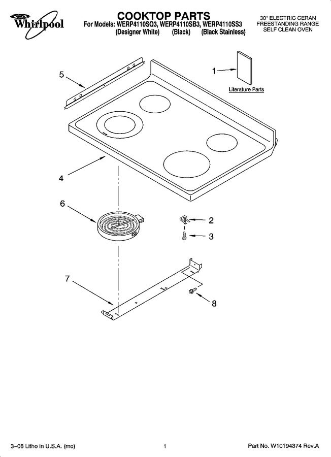 Diagram for WERP4110SB3