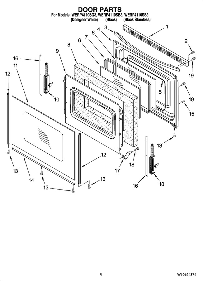 Diagram for WERP4110SB3