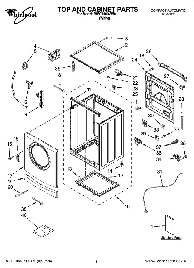 Diagram for WFC7500VW0