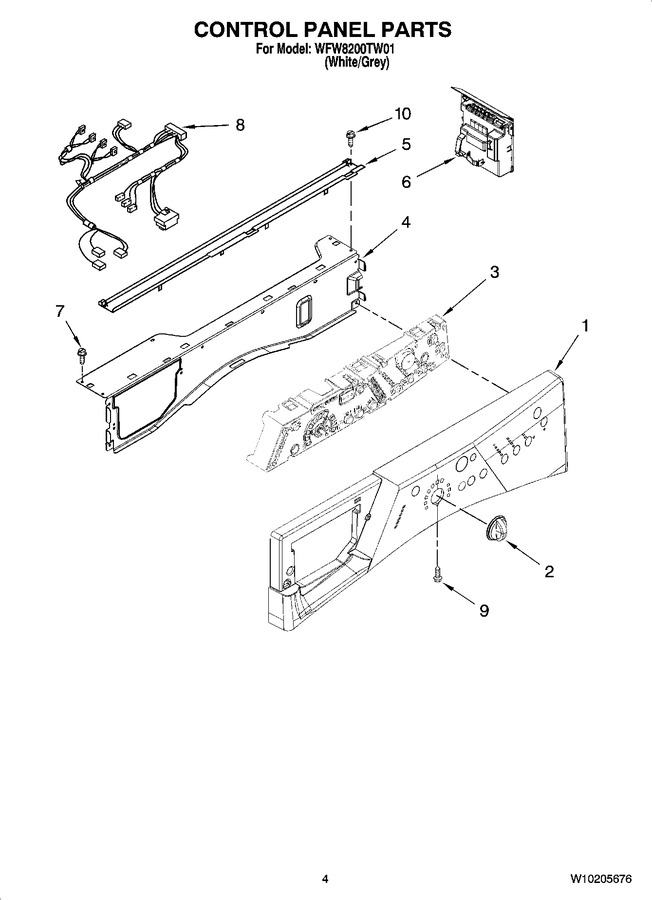 Diagram for WFW8200TW01