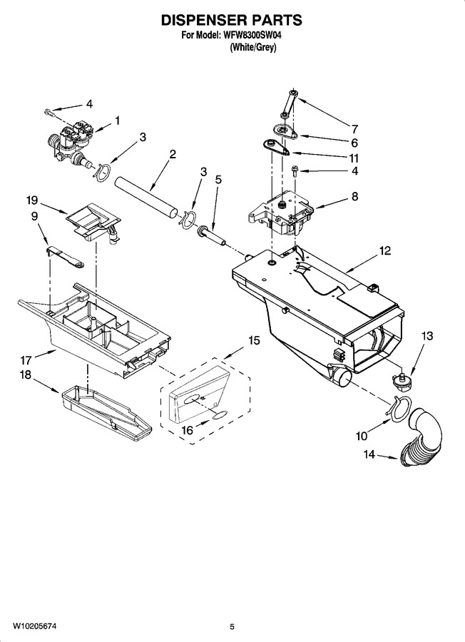Diagram for WFW8300SW04