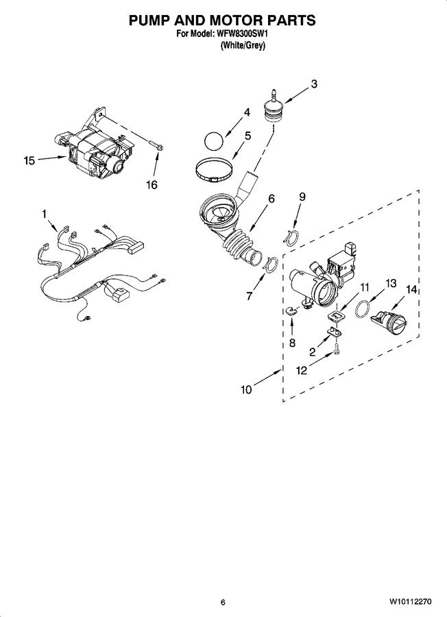 Diagram for WFW8300SW1