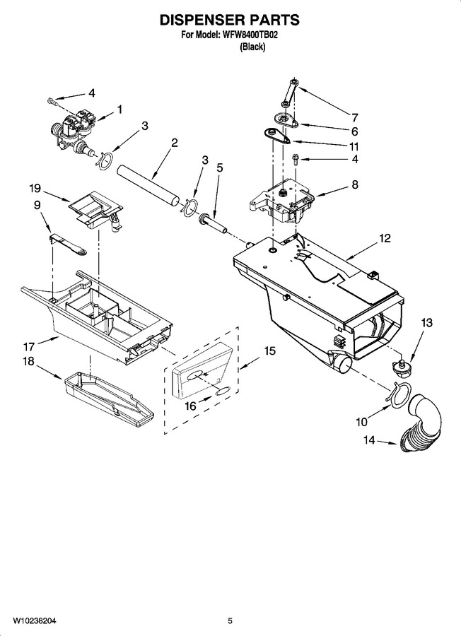 Diagram for WFW8400TB02