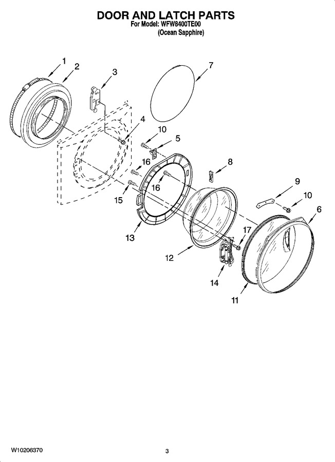 Diagram for WFW8400TE00