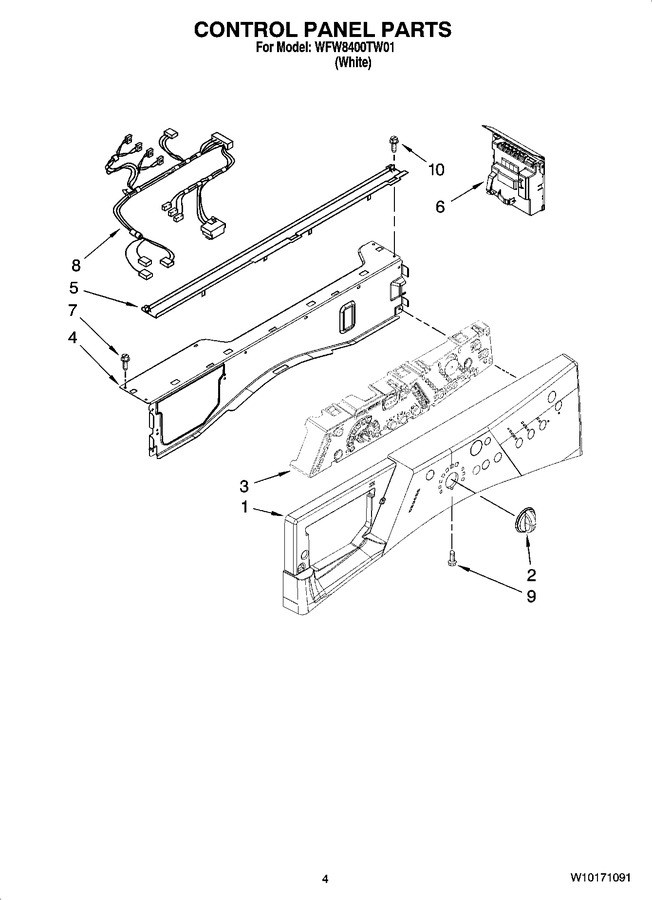 Diagram for WFW8400TW01
