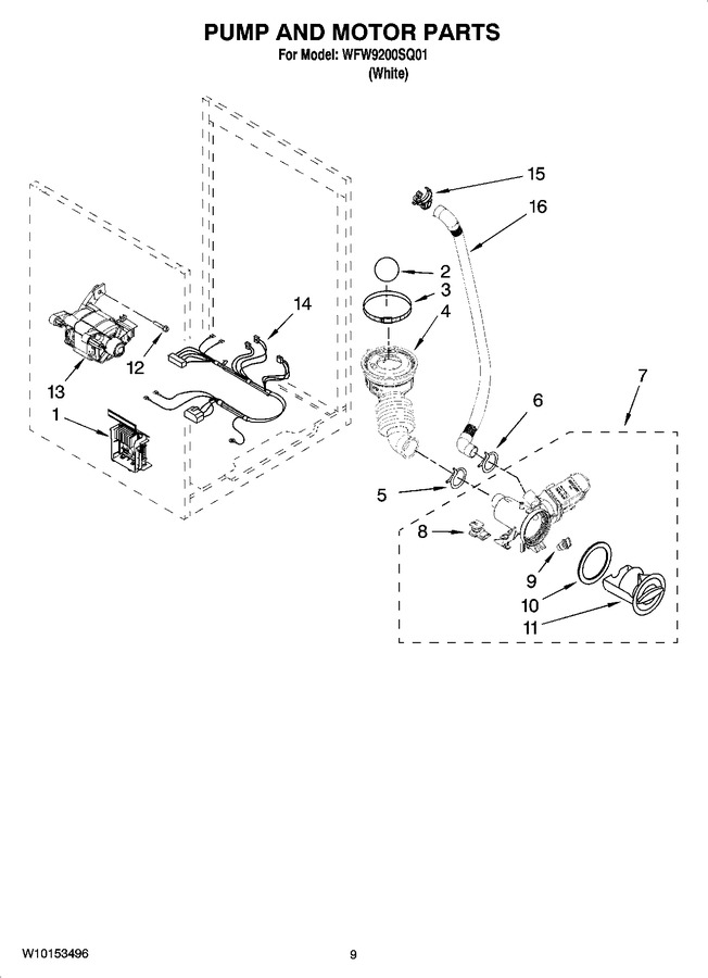 Diagram for WFW9200SQ01