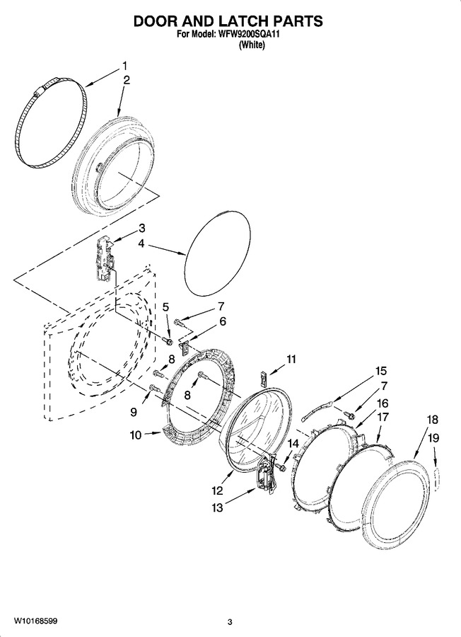 Diagram for WFW9200SQA11