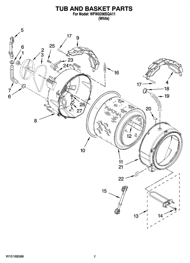 Diagram for WFW9200SQA11