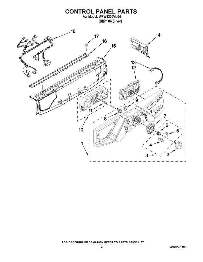 Diagram for WFW9300VU04