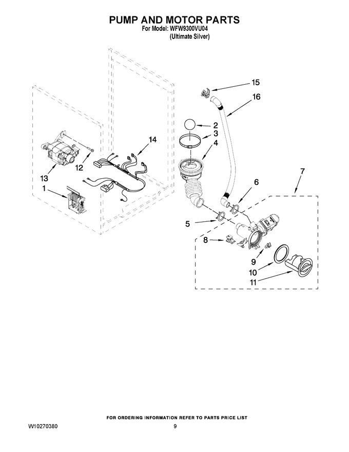 Diagram for WFW9300VU04