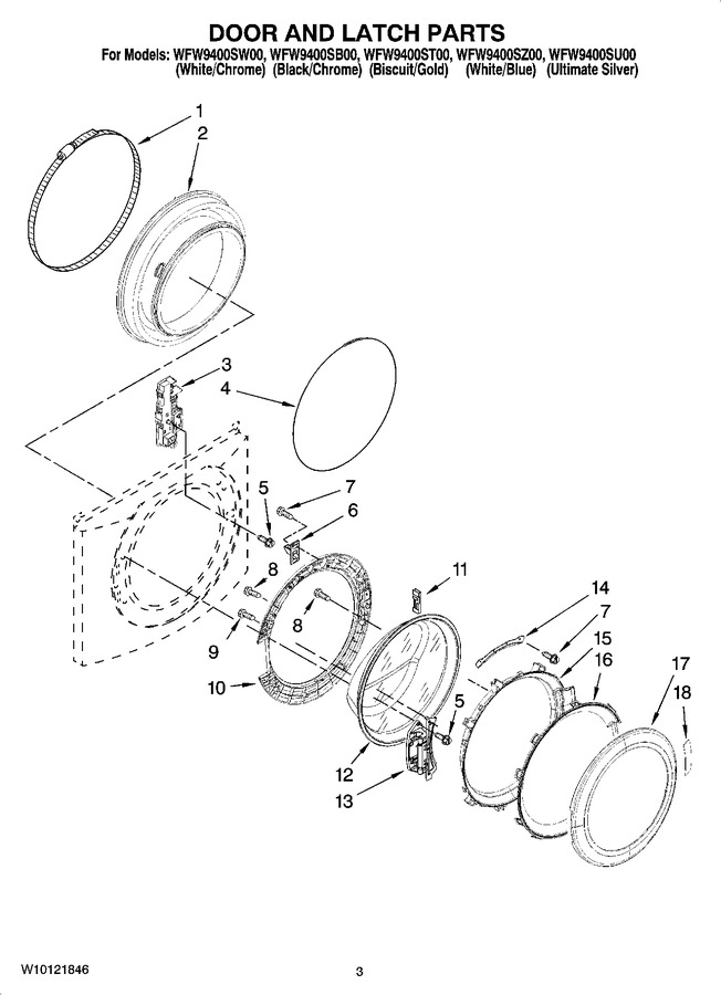 Diagram for WFW9400SB00