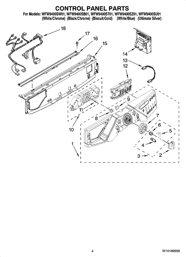 Diagram for WFW9400SW01