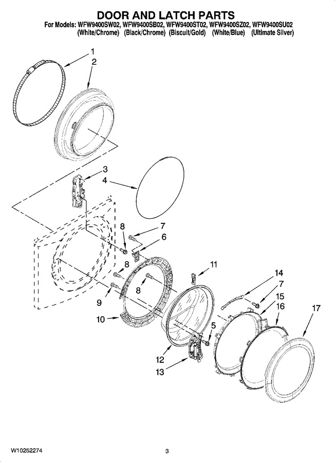 Diagram for WFW9400SZ02