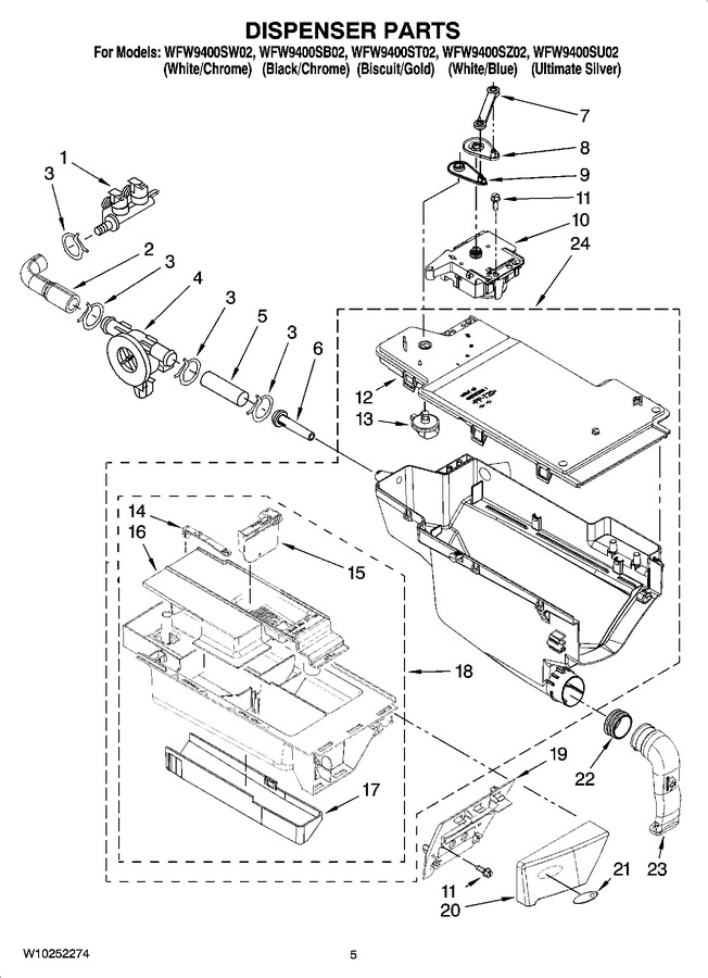 Diagram for WFW9400SZ02