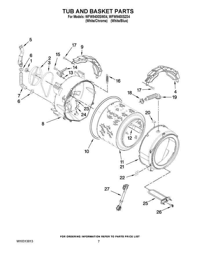Diagram for WFW9400SW04