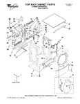Diagram for 01 - Top And Cabinet Parts