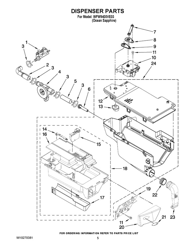 Diagram for WFW9400VE03