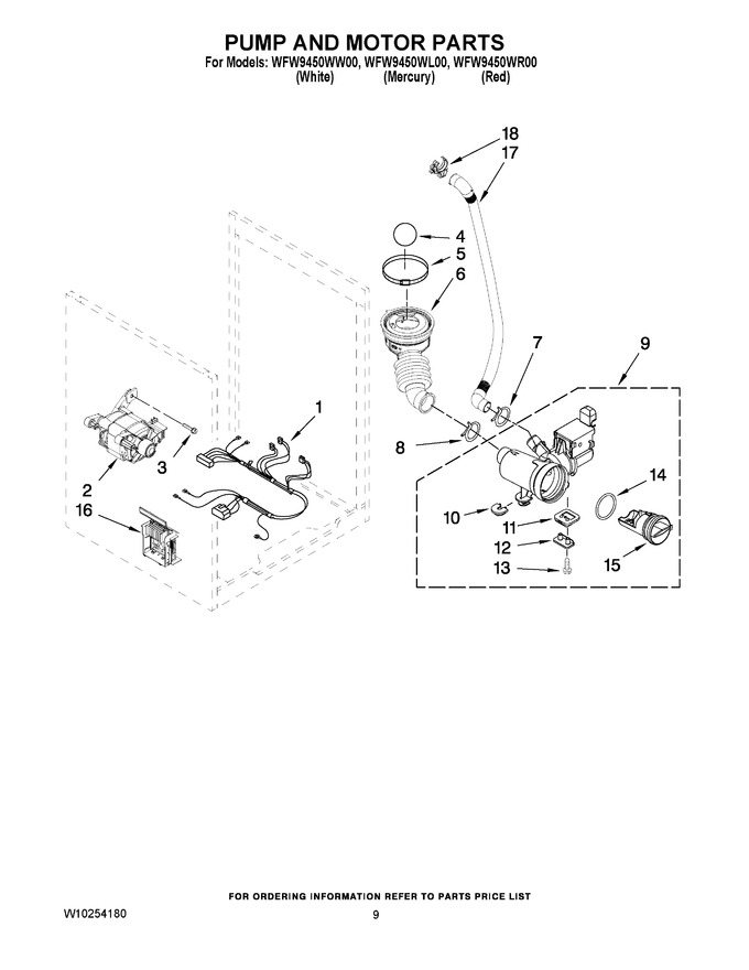 Diagram for WFW9450WR00