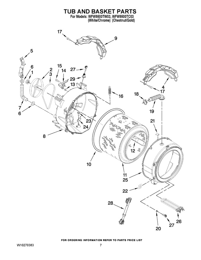Diagram for WFW9500TW03