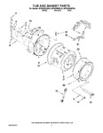 Diagram for 05 - Tub And Basket Parts