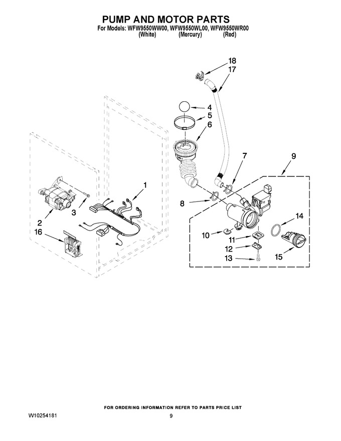 Diagram for WFW9550WW00