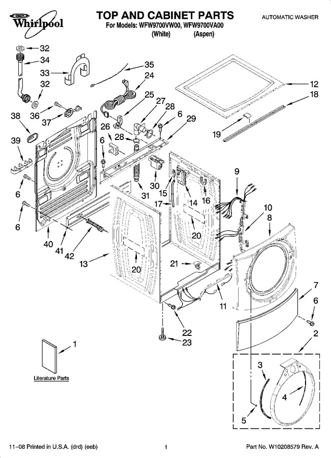 Diagram for WFW9700VA00