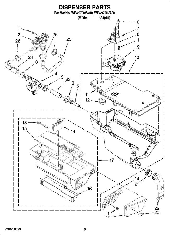 Diagram for WFW9700VA00